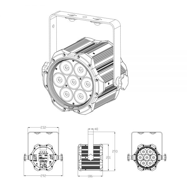 ADL200 Beam RGBW